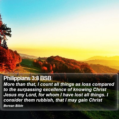 Philippians 3:8 BSB Bible Verse Image
