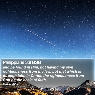 Philippians 3:9 BSB Bible Verse Image