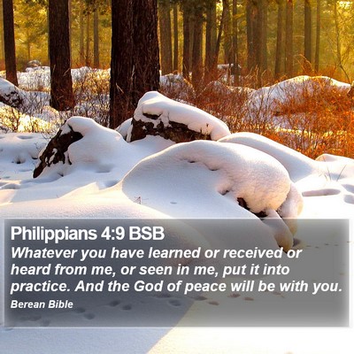 Philippians 4:9 BSB Bible Verse Image
