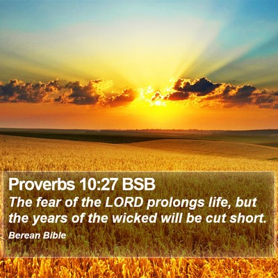 Proverbs 10:27 BSB Bible Verse Image