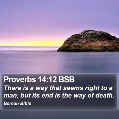 Proverbs 14:12 BSB Bible Verse Image