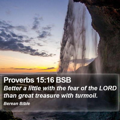 Proverbs 15:16 BSB Bible Verse Image