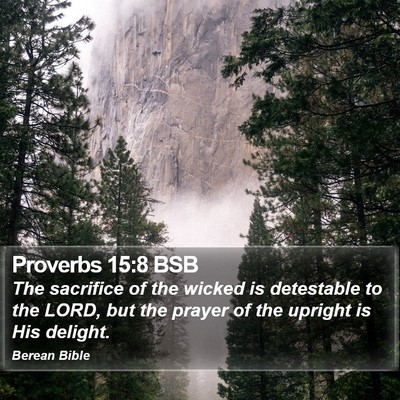 Proverbs 15:8 BSB Bible Verse Image