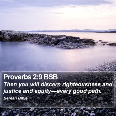 Proverbs 2:9 BSB Bible Verse Image