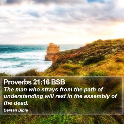 Proverbs 21:16 BSB Bible Verse Image