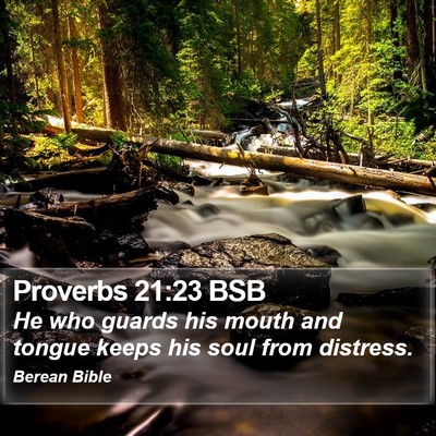 Proverbs 21:23 BSB Bible Verse Image