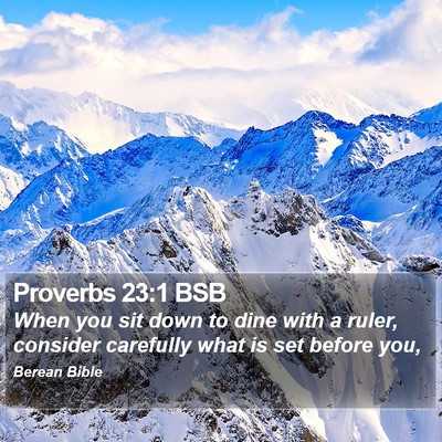 Proverbs 23:1 BSB Bible Verse Image