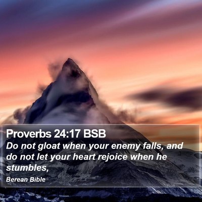 Proverbs 24:17 BSB Bible Verse Image