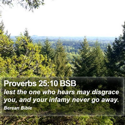 Proverbs 25:10 BSB Bible Verse Image