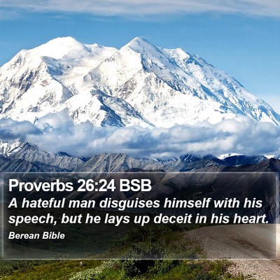 Proverbs 26:24 BSB Bible Verse Image
