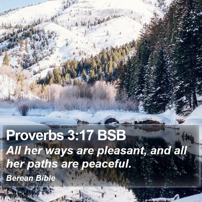 Proverbs 3:17 BSB Bible Verse Image