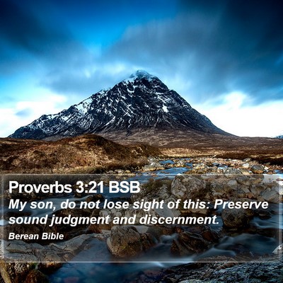 Proverbs 3:21 BSB Bible Verse Image