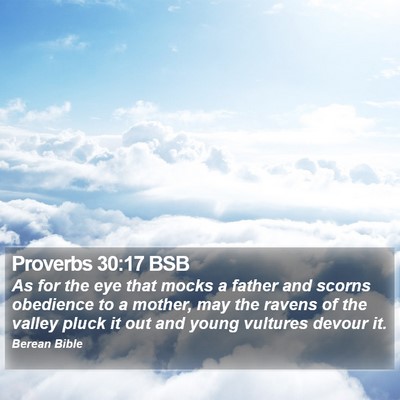Proverbs 30:17 BSB Bible Verse Image