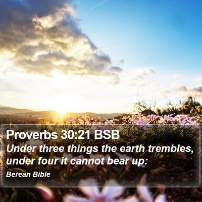 Proverbs 30:21 BSB Bible Verse Image