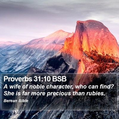 Proverbs 31:10 BSB Bible Verse Image