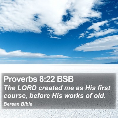 Proverbs 8:22 BSB Bible Verse Image