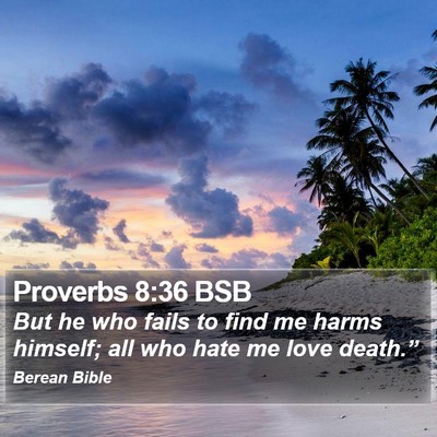 Proverbs 8:36 BSB Bible Verse Image