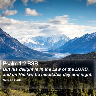 Psalm 1:2 BSB Bible Verse Image