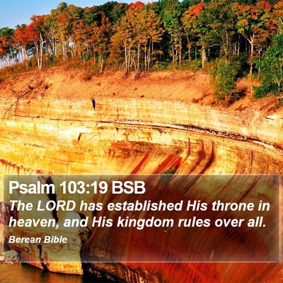 Psalm 103:19 BSB Bible Verse Image