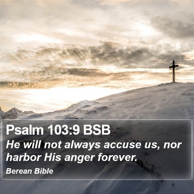 Psalm 103:9 BSB Bible Verse Image