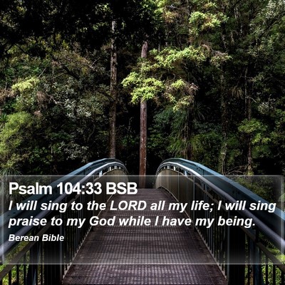 Psalm 104:33 BSB Bible Verse Image
