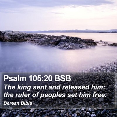 Psalm 105:20 BSB Bible Verse Image