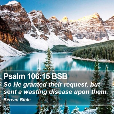 Psalm 106:15 BSB Bible Verse Image