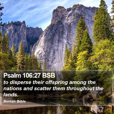Psalm 106:27 BSB Bible Verse Image