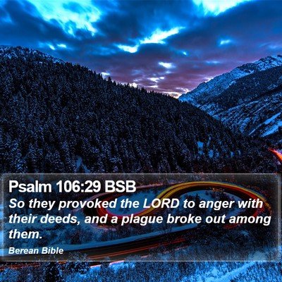 Psalm 106:29 BSB Bible Verse Image