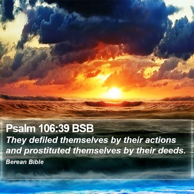 Psalm 106:39 BSB Bible Verse Image