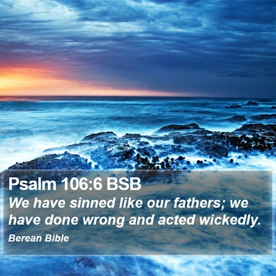 Psalm 106:6 BSB Bible Verse Image