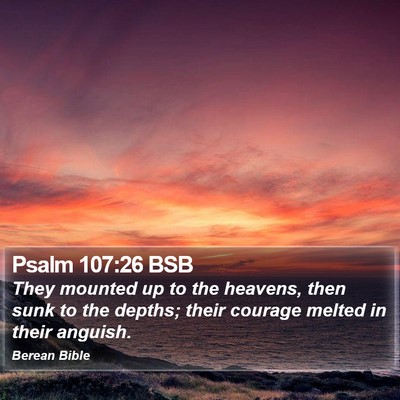 Psalm 107:26 BSB Bible Verse Image