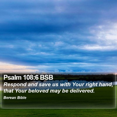 Psalm 108:6 BSB Bible Verse Image