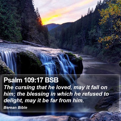 Psalm 109:17 BSB Bible Verse Image