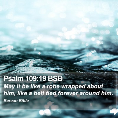 Psalm 109:19 BSB Bible Verse Image
