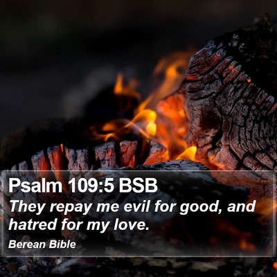 Psalm 109:5 BSB Bible Verse Image