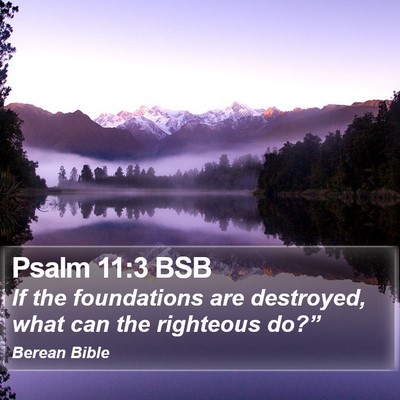Psalm 11:3 BSB Bible Verse Image