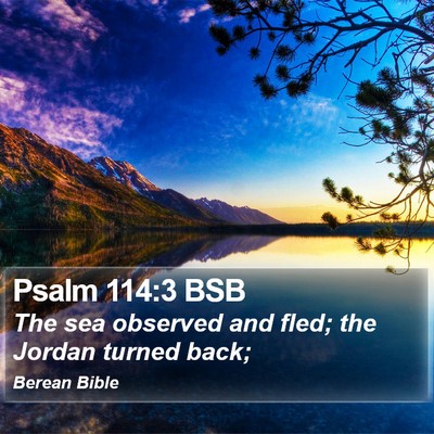 Psalm 114:3 BSB Bible Verse Image