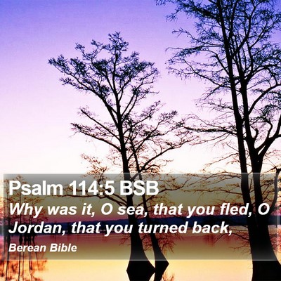Psalm 114:5 BSB Bible Verse Image