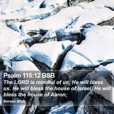 Psalm 115:12 BSB Bible Verse Image