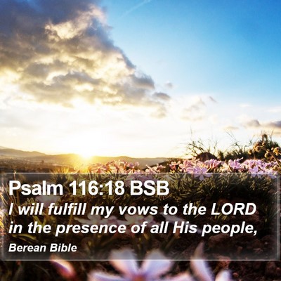 Psalm 116:18 BSB Bible Verse Image