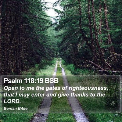 Psalm 118:19 BSB Bible Verse Image
