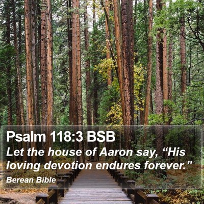 Psalm 118:3 BSB Bible Verse Image