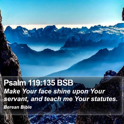 Psalm 119:135 BSB Bible Verse Image