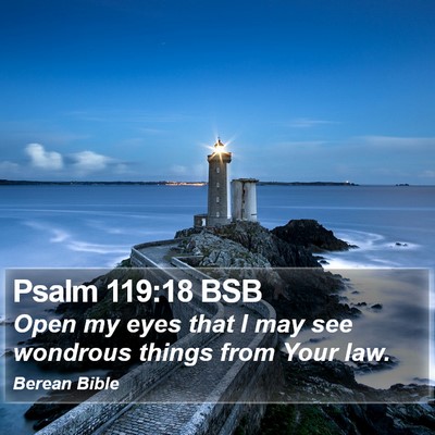 Psalm 119:18 BSB Bible Verse Image