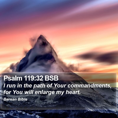 Psalm 119:32 BSB Bible Verse Image