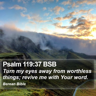 Psalm 119:37 BSB Bible Verse Image