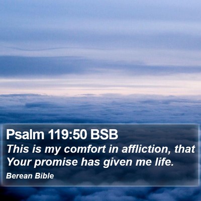 Psalm 119:50 BSB Bible Verse Image
