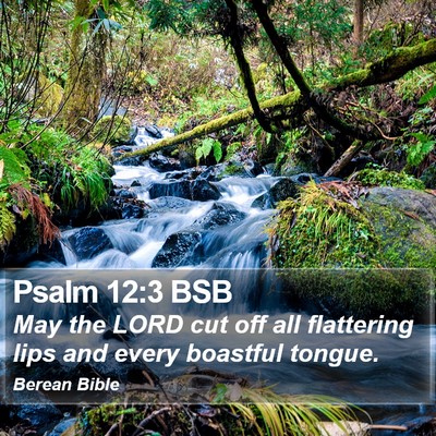 Psalm 12:3 BSB Bible Verse Image