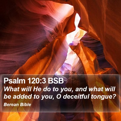 Psalm 120:3 BSB Bible Verse Image